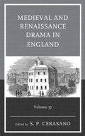 Cover: Medieval and Renaissance Drama in England - Fairleigh Dickinson University Press