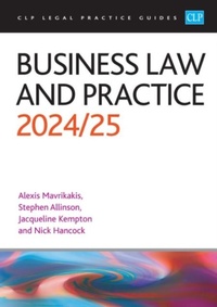 Abbildung von: Business Law and Practice 2024/2025 - The University of Law Publishing Limited