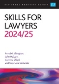 Bild: Skills for Lawyers 2024/2025 - The University of Law Publishing Limited