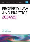 Cover: Property Law and Practice 2024/2025 - The University of Law Publishing Limited