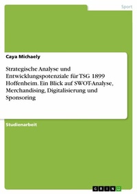 Abbildung von: Strategische Analyse und Entwicklungspotenziale für TSG 1899 Hoffenheim. Ein Blick auf SWOT-Analyse, Merchandising, Digitalisierung und Sponsoring - GRIN Verlag