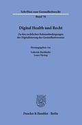 Cover: Digital Health und Recht - Duncker & Humblot
