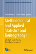 Cover: Methodological and Applied Statistics and Demography III - Springer