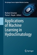 Cover: Applications of Machine Learning in Hydroclimatology - Springer