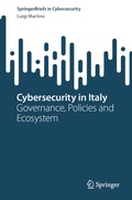 Cover: Cybersecurity in Italy - Springer
