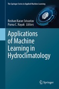 Cover: Applications of Machine Learning in Hydroclimatology - Springer