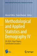 Cover: Methodological and Applied Statistics and Demography IV - Springer