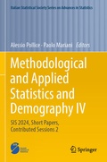 Cover: Methodological and Applied Statistics and Demography IV - Springer