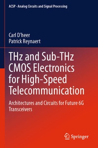Enlarge image Cover: THz and Sub-THz CMOS Electronics for High-Speed Telecommunication - Springer
