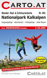 Abbildung von: Wander- Rad- & Schitourenkarte 401 Nationalpark Kalkalpen - CARTO.AT