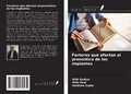 Cover: Factores que afectan al pron&oacute;stico de los implantes - Ediciones Nuestro Conocimiento