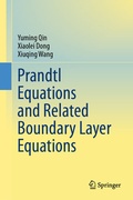 Cover: Prandtl Equations and Related Boundary Layer Equations - Springer