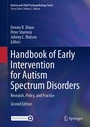 Cover: Handbook of Early Intervention for Autism Spectrum Disorders - Springer