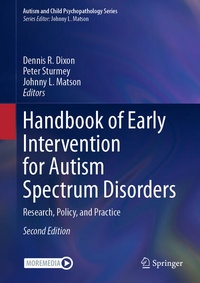 Enlarge image Cover: Handbook of Early Intervention for Autism Spectrum Disorders - Springer