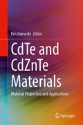 Cover: CdTe and CdZnTe Materials - Springer