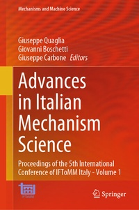 Abbildung von: Advances in Italian Mechanism Science - Springer