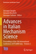 Cover: Advances in Italian Mechanism Science - Springer
