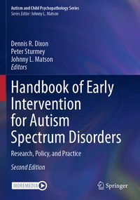 Enlarge image Cover: Handbook of Early Intervention for Autism Spectrum Disorders - Springer