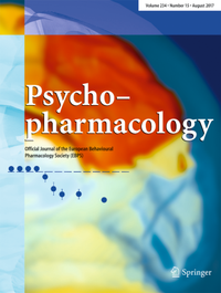 Abbildung von: Psychopharmacology - Springer