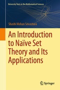 Cover: An Introduction to Na&iuml;ve Set Theory and Its Applications - Springer