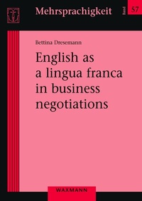 Abbildung von: English as a lingua franca in business negotiations - Waxmann Verlag GmbH