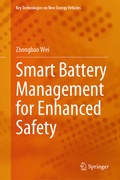 Cover: Smart Battery Management for Enhanced Safety - Springer