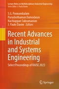 Cover: Recent Advances in Industrial and Systems Engineering - Springer