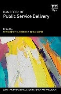 Enlarge image Cover: Handbook of Public Service Delivery - Edward Elgar Publishing
