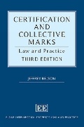Cover: Certification and Collective Marks - Edward Elgar Publishing