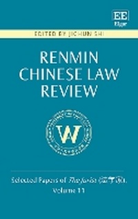 Abbildung von: Renmin Chinese Law Review - Edward Elgar Publishing