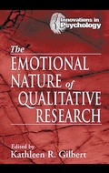Cover: The Emotional Nature of Qualitative Research - CRC Press