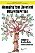 Cover: Managing Your Biological Data with Python - Chapman and Hall