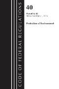 Abbildung von: Code of Federal Regulations, Title 40 Protection of the Environment 61-62, Revised as of July 1, 2023 - Bernan Press