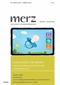Cover: Kleinkinder und Medien - zwischen Verunsicherung und Verantwortung - kopaed - merz / medien+ erziehung