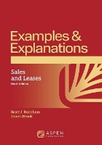 Enlarge image Cover: Examples & Explanations for Sales and Leases - Aspen Publishing