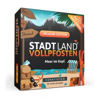 Abbildung von: DENKRIESEN - STADT LAND VOLLPFOSTEN® - Das Kartenspiel - URLAUBS EDITION - "Meer im Kopf." - DENKRIESEN