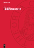 Cover: Heinrich Heine - De Gruyter