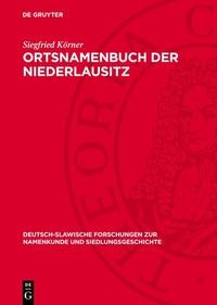 Abbildung von: Ortsnamenbuch der Niederlausitz - De Gruyter
