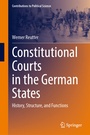 Cover: Constitutional Courts in the German States - Springer