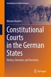 Enlarge image Cover: Constitutional Courts in the German States - Springer