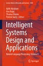Cover: Intelligent Systems Design and Applications - Springer
