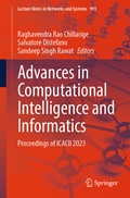 Cover: Advances in Computational Intelligence and Informatics - Springer