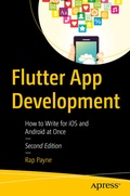Cover: Flutter App Development - APress