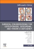 Cover: Surgical Considerations for Osteoporosis, Osteopenia, and Vitamin D Deficiency, An Issue of Orthopedic Clinics: Volume 55-3 - Churchill Livingstone