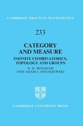 Cover: Category and Measure - Cambridge University Press