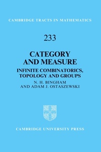 Abbildung von: Category and Measure - Cambridge University Press