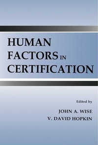 Enlarge image Cover: Human Factors in Certification - CRC Press