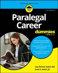 Enlarge image Cover: Paralegal Career For Dummies - Wiley