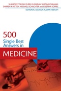 Cover: 500 Single Best Answers in Medicine - CRC Press