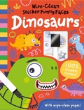 Cover: Wipe-Clean Sticker Funny Faces Dinosaurs - Two Windmills Limited